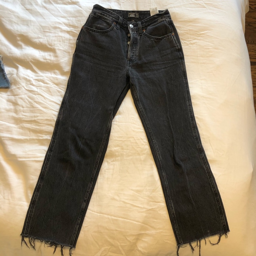 Abercrombie & Fitch Annie high rise ankle straight
